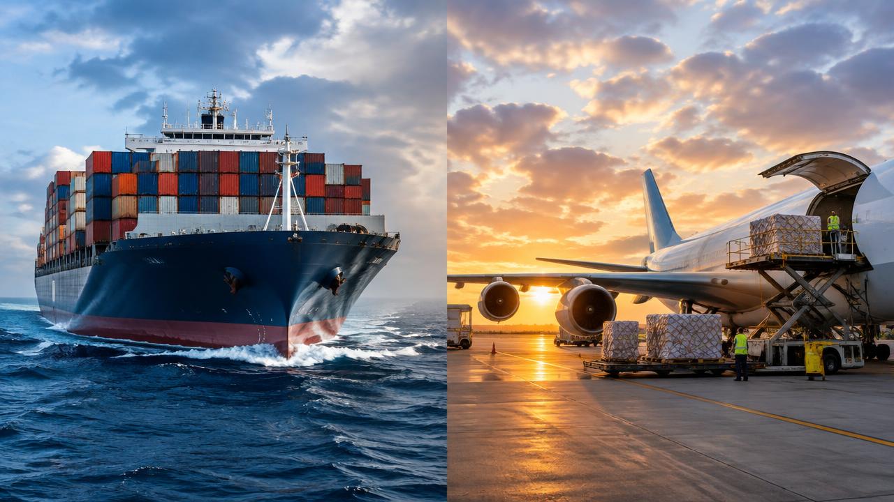 Sea Freight vs Air Cargo: Which Is Right for Your Shipment? — Freight Forwarding insight by ZK Solutions
